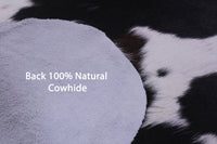 Thumbnail for Tricolor Natural Cowhide Rug - Medium 6'6