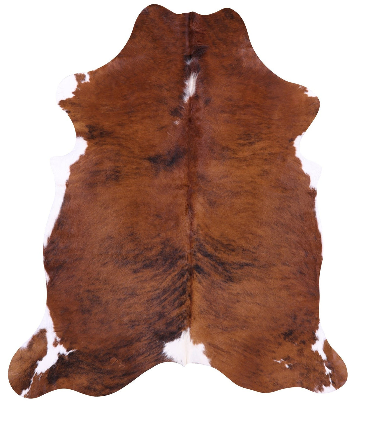 Brindle Natural Cowhide Rug - Large 6'4"H x 5'9"W