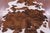 Brindle Natural Cowhide Rug - Medium 6'3"H x 5'7"W