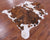 Brindle Natural Cowhide Rug - Medium 6'3"H x 5'7"W