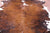 Brindle Natural Cowhide Rug - Medium 6'5"H x 6'6"W