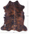 Brindle Natural Cowhide Rug - Large 7'0"H x 6'1"W