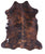 Brindle Natural Cowhide Rug - Large 7'0"H x 6'1"W