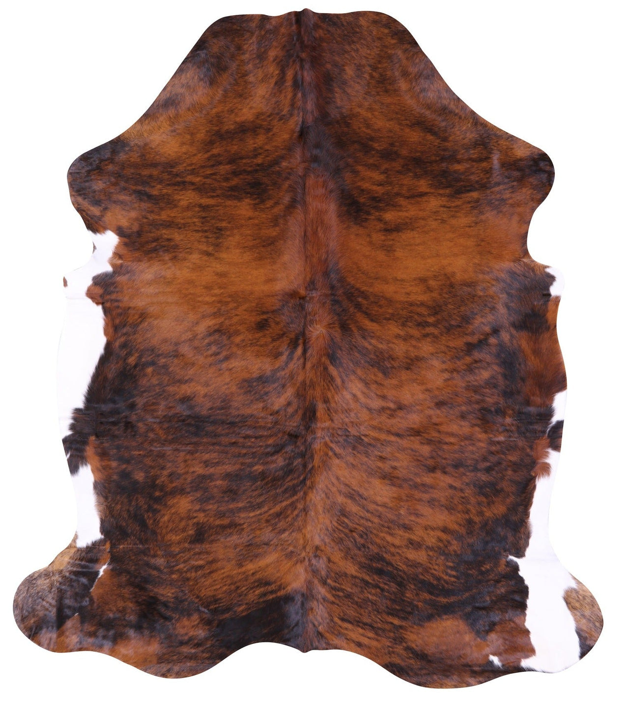 Brindle Natural Cowhide Rug - XLarge 7'1"H x 6'4"W