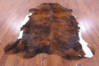 Thumbnail for Brindle Natural Cowhide Rug - XLarge 7'1