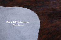 Thumbnail for Brindle Natural Cowhide Rug - XLarge 7'1