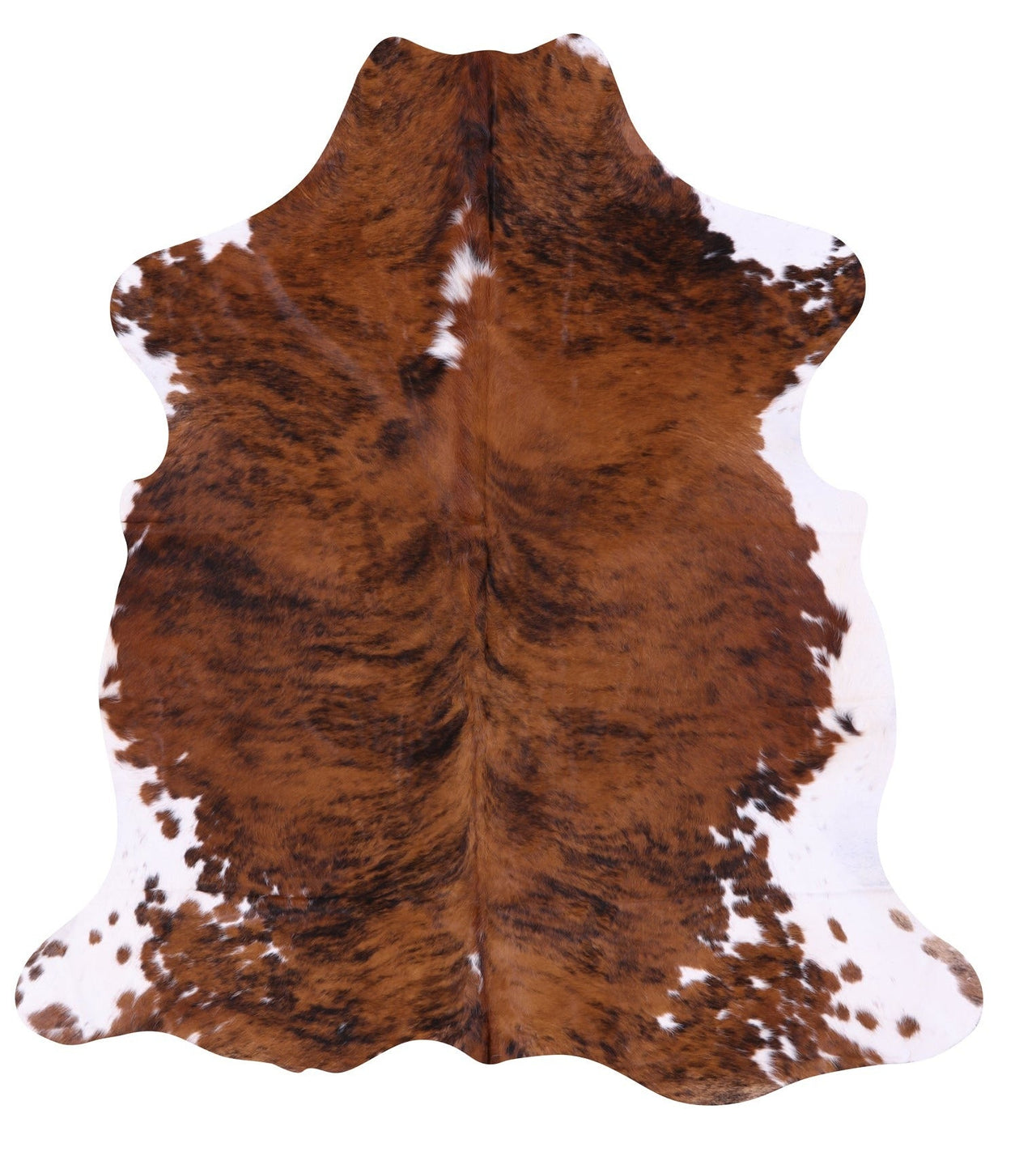 Brindle Natural Cowhide Rug - XLarge 7'0"H x 6'7"W