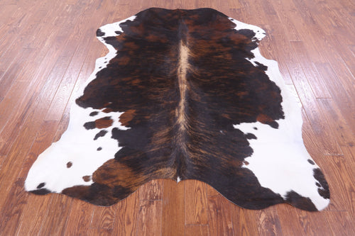 Tricolor Natural Cowhide Rug - X-Large 7'1