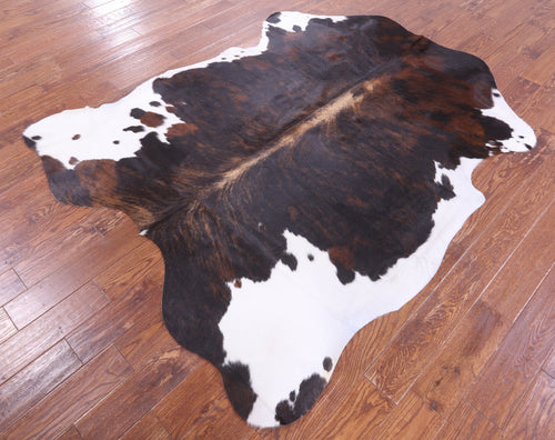 Tricolor Natural Cowhide Rug - X-Large 7'1