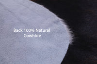 Thumbnail for Tricolor Natural Cowhide Rug - XLarge 7'1