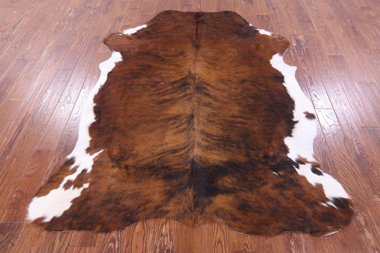 Brindle Natural Cowhide Rug - Large 6'11"H x 5'8"W