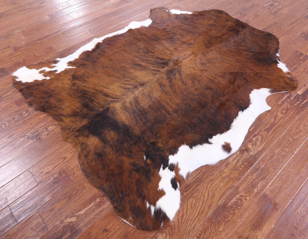 Brindle Natural Cowhide Rug - Large 6'11"H x 5'8"W