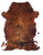 Brindle Natural Cowhide Rug - Large 6'11"H x 5'8"W