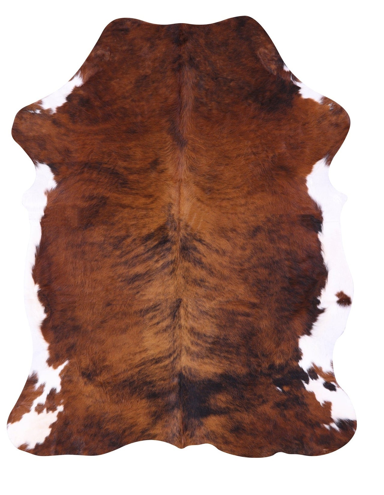 Brindle Natural Cowhide Rug - Large 6'11"H x 5'8"W