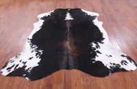 Thumbnail for Tricolor Natural Cowhide Rug - Large 7'1