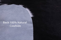 Thumbnail for Tricolor Natural Cowhide Rug - Large 7'1