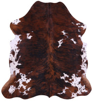 Thumbnail for Brindle Natural Cowhide Rug - Large 6'6