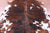 Brindle Natural Cowhide Rug - Large 6'6"H x 6'1"W