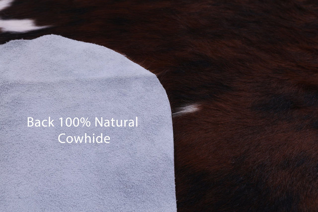 Brindle Natural Cowhide Rug - Large 6'6"H x 6'1"W
