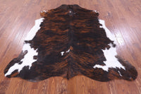 Thumbnail for Brindle Natural Cowhide Rug - Large 6'7