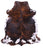 Brindle Natural Cowhide Rug - XLarge 7'7"H x 6'10"W