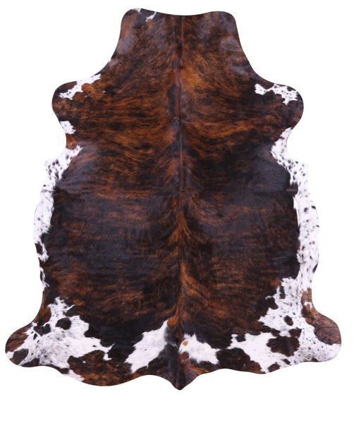 Brindle Natural Cowhide Rug - XLarge 7'7"H x 6'10"W