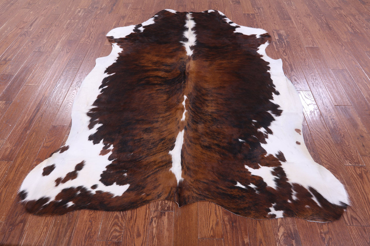 Brindle Natural Cowhide Rug - XLarge 7'4"H x 6'1"W