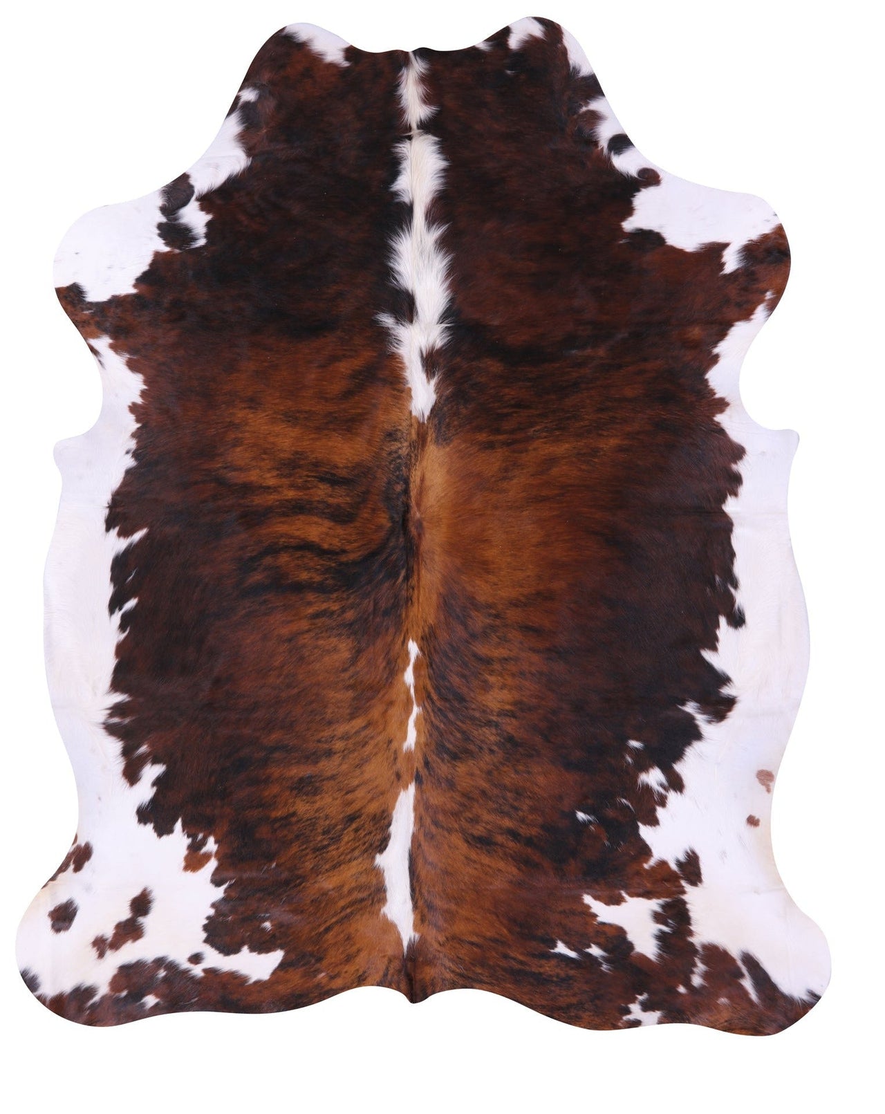 Brindle Natural Cowhide Rug - XLarge 7'4"H x 6'1"W