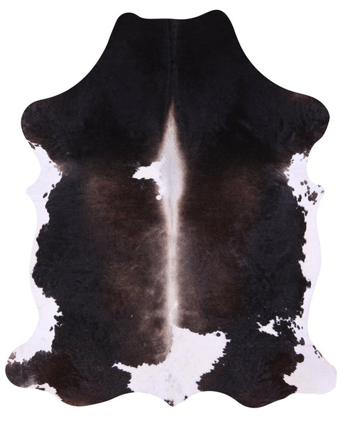 Black & White Natural Cowhide Rug - X-Large 7'5