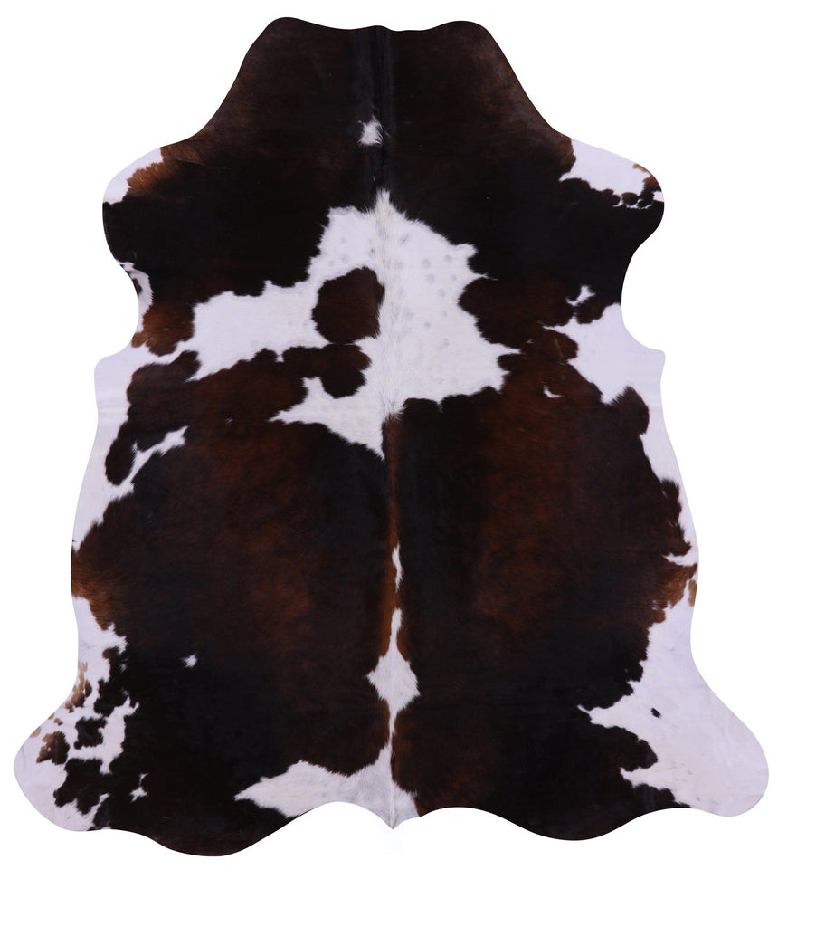 Tricolor Natural Cowhide Rug - Large 6'11"H x 6'4"W