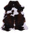 Tricolor Natural Cowhide Rug - Large 6'11"H x 6'4"W