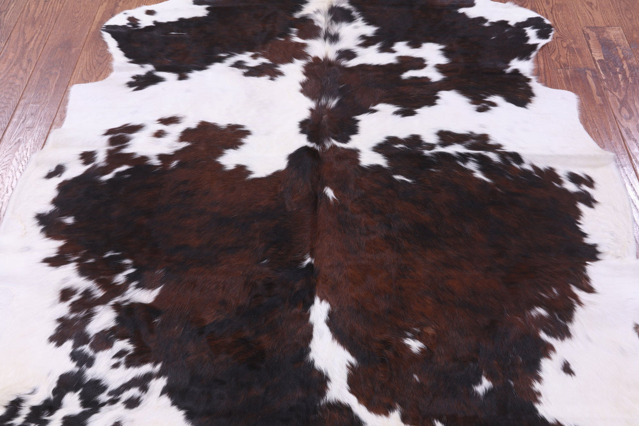 Tricolor Natural Cowhide Rug - Large 6'11"H x 6'5"W