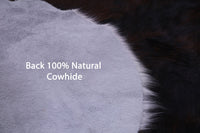 Thumbnail for Tricolor Natural Cowhide Rug - Large 6'11