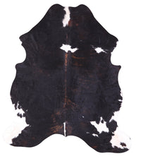 Thumbnail for Black & White Natural Cowhide Rug - Small 6'3