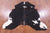 Black & White Natural Cowhide Rug - Small 6'3"H x 5'5"W