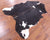 Black & White Natural Cowhide Rug - Small 6'3"H x 5'5"W