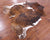 Tricolor Natural Cowhide Rug - Medium 6'0"H x 6'2"W