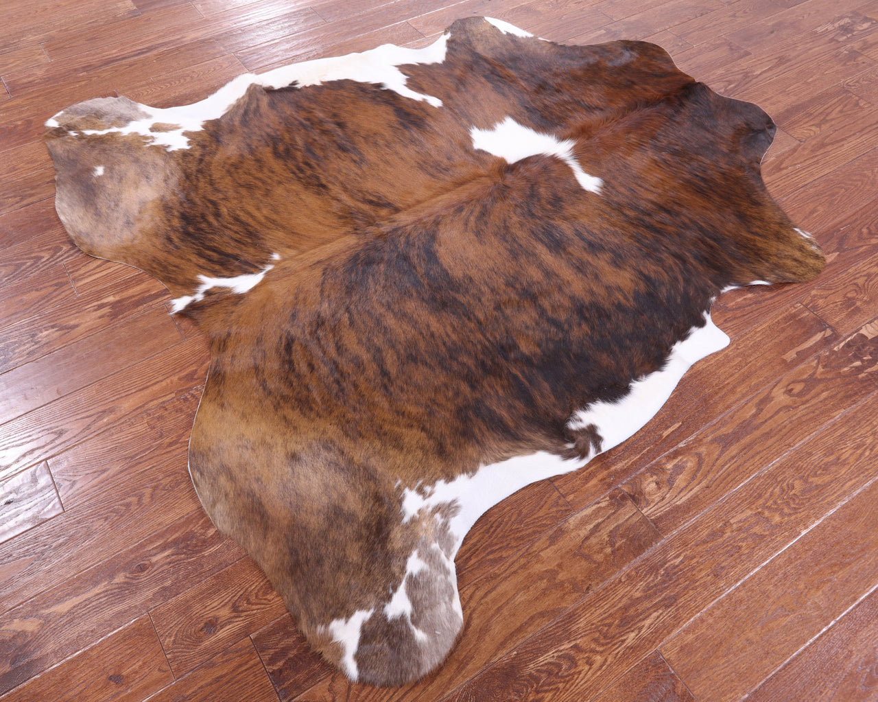 Tricolor Natural Cowhide Rug - Small 6'0"H x 6'2"W