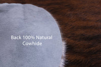 Thumbnail for Tricolor Natural Cowhide Rug - Small 6'0