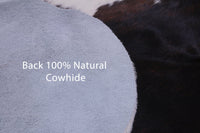 Thumbnail for Tricolor Natural Cowhide Rug - Large 6'8