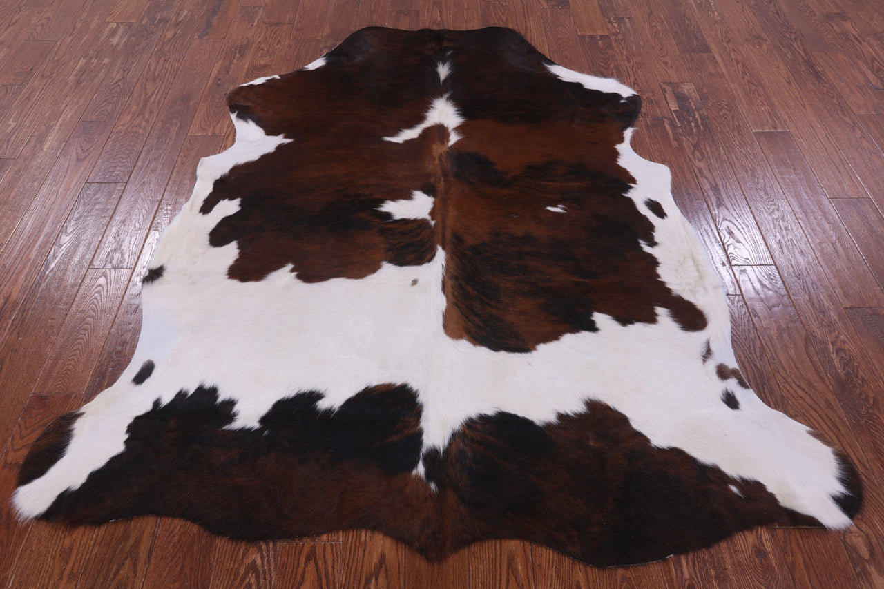 Tricolor Natural Cowhide Rug - Large 6'7"H x 6'0"W