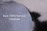 Thumbnail for Tricolor Natural Cowhide Rug - Large 6'7