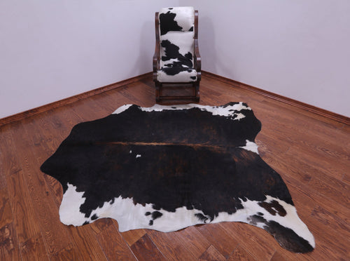 Tricolor Natural Cowhide Rug - X-Large 7'0