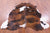 Brindle Natural Cowhide Rug - Large 6'9"H x 5'11"W