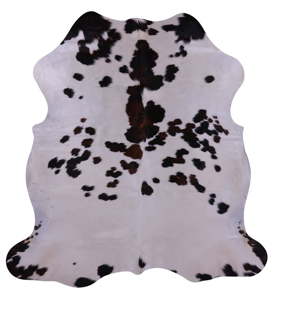 Tricolor Natural Cowhide Rug - Large 6'9"H x 6'8"W