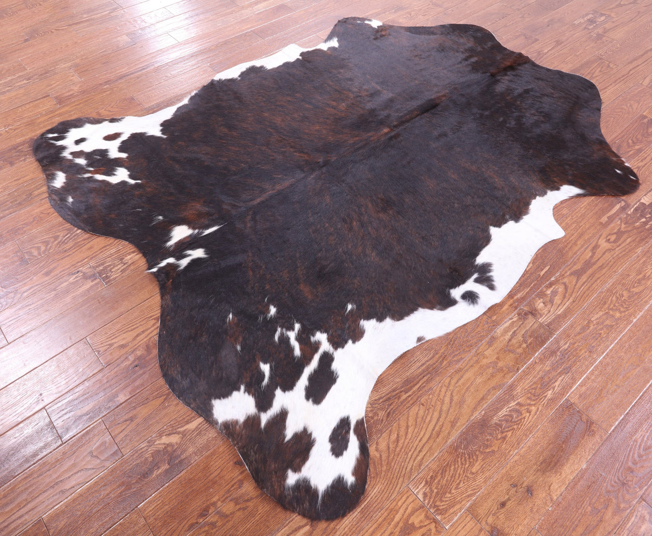 Brindle Natural Cowhide Rug - Large 7'3"H x 6'3"W