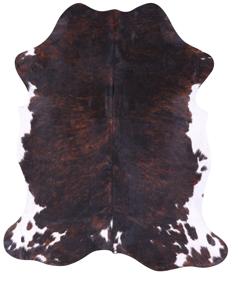 Dark Brindle Natural Cowhide Rug - X-Large 7'3"H x 6'3"W