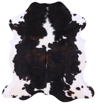 Thumbnail for Tricolor Natural Cowhide Rug - Large 7'1