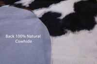Thumbnail for Tricolor Natural Cowhide Rug - Large 7'3