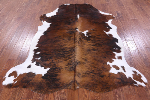 Tricolor Natural Cowhide Rug - Large 6'9